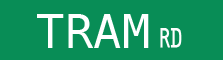 Tram Road sign